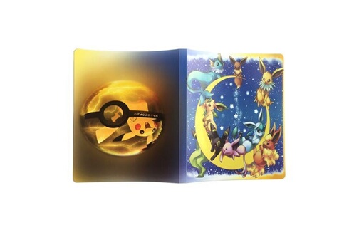 Carte à collectionner GENERIQUE Pokemon - cahier range cartes - silhouettes  - 360 cartes