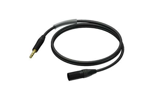 Câble M1 professionnel XLR femelle - Jack 6.35mm 7.5m : Câble