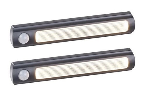 Veilleuses Luminea : 2 lampes de placard sans fil à LED avec