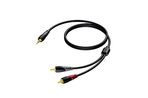 Câblage et connectique Conecticplus Adaptateur Jack 6.35 Mâle Mono Rca  Femelle Or