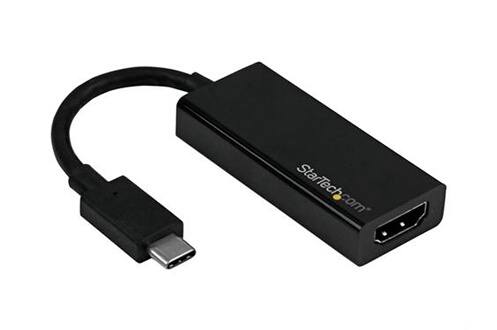 Acquisition vidéo StarTech.com Adaptateur USB-C vers HDMI - Convertisseur USB  Type-C vers HDMI - 4K 60Hz - Adaptateur vidéo externe - USB-C - HDMI - noir  - pour P/N: TB3DK2DPM2