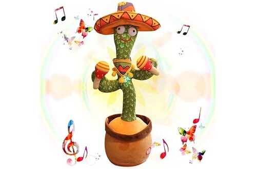 Jouets en Peluche de Cactus,Chantant et Dansant Cactus(120