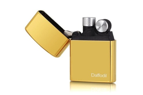 Gadget Daffodil Briquet Électronique Tempête USB Rechargeable Sans Flamme  Anti-Vent Or – EC100 – Briquet Electrique Induction - Doré