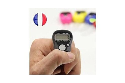 Compteurs de doigts - Compteur de doigts numériques à 5 doigts à led électronique  Compteur de mains numérique mini compteur manuel avec écran LCD Compteur de  doigts