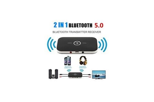 Emetteur Transmetteur et récepteur Bluetooth, Adaptateur Bluetooth HiFi 2  en 1 pour Stéréo Domestique,TV/Smartphone/