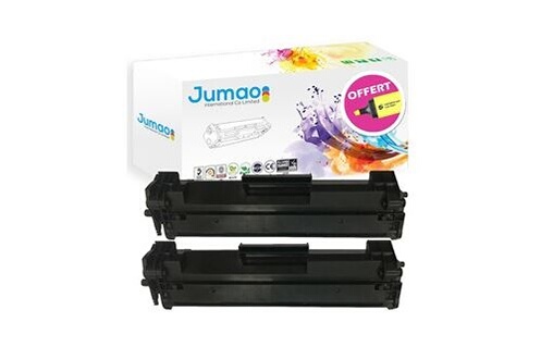 Cartouche d'encre Jumao Lot de 2 toner cartouches compatibles pour hp  laserjet pro m28w, noir 1000 p type