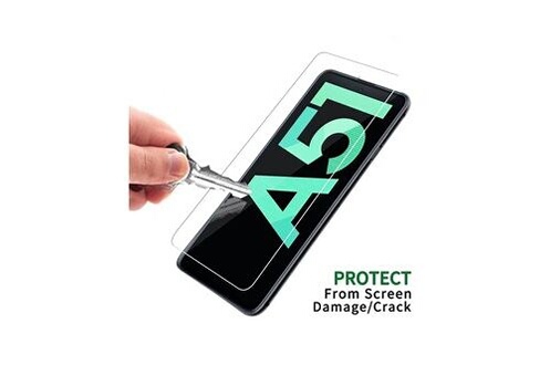 Vitre protection ecran pour Samsung Galaxy A51 Verre trempé incassable lot  de [X2] - Protection d'écran pour smartphone - Achat & prix