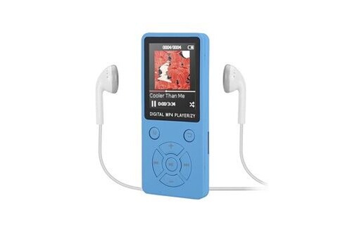 Lecteur audio vidéo MP3-MP4 GENERIQUE Film de jeux vidéo radio fm  d'écran couleur lecteur mp3 mp4 portable bluetooth - bleu