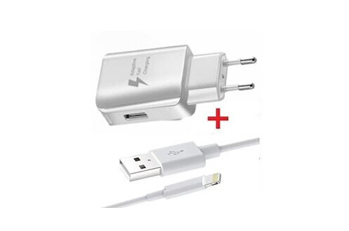 Pack chargeur + câble pour apple ipad mini 2 fast charger ultra-puissant et  rapide nouvelle generation 3a avec cable usb lightning