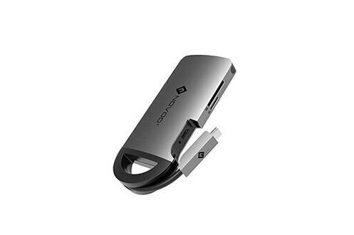 Hub USB Novoo usb c hub portable, 8-en-1 adaptateur usb-c vers
