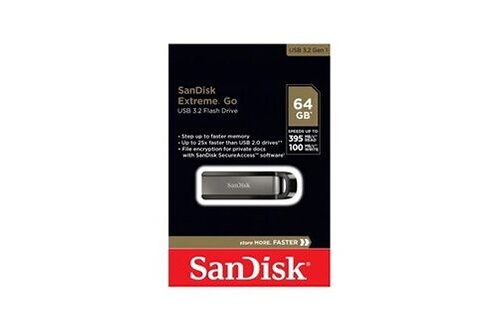 Clé USB Sandisk Clé usb 64 go extreme go cz810 usb 3. 2 395mb/s