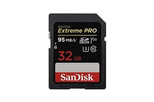 Carte mémoire SD Sandisk Carte mémoire sdhc extreme pro 32 go