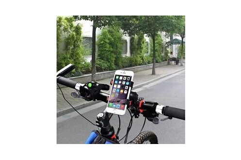 Support pour téléphone mobile GENERIQUE Support velo pour smartphone  samsung, huawei, sony, etc guidon pince gps noir universel 360 rotatif vtt  cyclisme universel