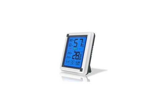 Thermomètre et hygromètre d'intérieur numérique grand écran LCD