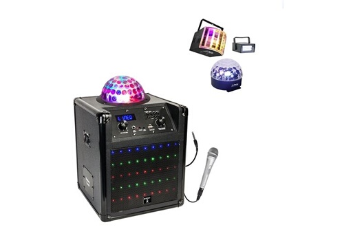 PARTY LIGHT - Pack light DJ 6 jeux de lumière compacts et