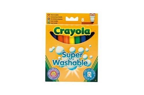 Crayola - 8 Feutres Lavables