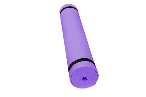 Tapis de sport GENERIQUE Tapis de yoga et de fitness antidérapant 4MM EVA  épais durable Violet