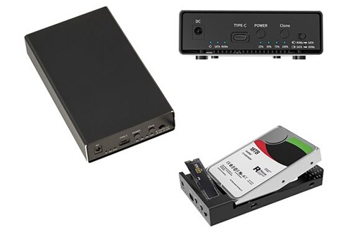 Boîtier Externe SSD M.2 NVMe/SATA - Boîtiers de disque dur externe