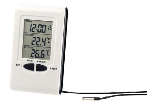 Thermostat connecté Pearl Thermomètre digital LCD pour intérieur et  extérieur