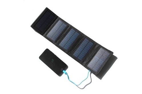 Panneau solaire GENERIQUE Panneau solaire pliable 80W, chargeur USB 5V,  étanche, Portable, pour l'extérieur, pour Camping et randonnée