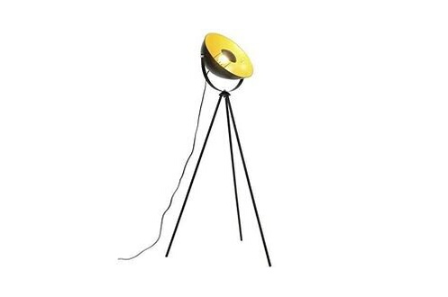 Lampe design sur pieds noir et or Ø 60 cm pour déco