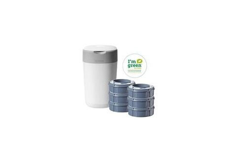Poubelle à couches Tommee Tippee starter pack twist & click