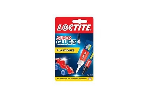 Colles et adhésifs Loctite super glue-3 spécial plastiques, colle