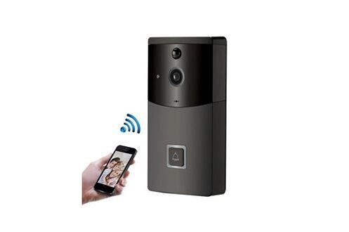 Sonnette connectée sans fil Wi-Fi avec Caméra de sécurité Interphone Vidéo