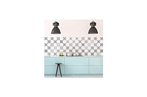 Rideau GENERIQUE 60 stickers adhésifs carrelages, sticker autocollant  carrelage - mosaïque carrelage mural salle de bain et cuisine, carrelage  adhésif - vintage