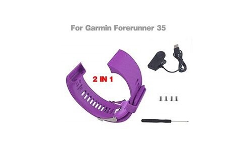 Keweni Bracelet Compatible avec Garmin Forerunner 35 30, Remplacement Métal  Bracelets pour Forerunner 35 30