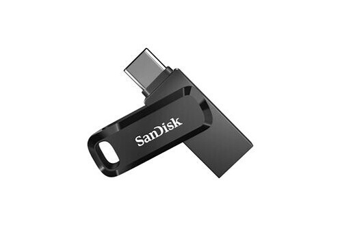 Clé USB Sandisk Clé usb à double connectique ultra go pour les appareils usb  type-c, 128 go