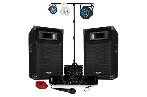 Pack Sono DJ Complet Ampli 500W RMS + 2 Enceintes + Câbles - Boutique en  ligne 100% fiable.