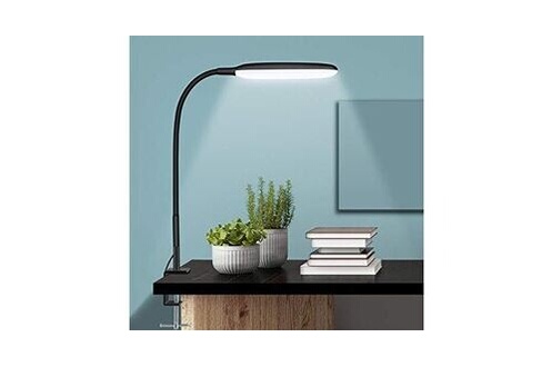 Lampe de bureau GENERIQUE Novolido - 10w lampe de bureau led avec pince,  lampe de table flexible à 360 ° avec 3 modes de couleur et gradation en  continu, 3000-10000k, cri ≥
