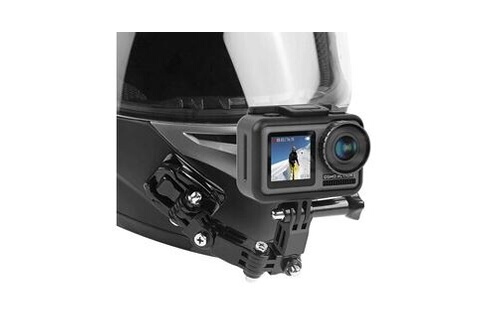 Pour Caméra OSMO d'action Casque de moto menton Support Bouton