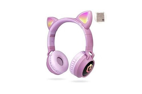 Casque Bluetooth Enfant, PowerLocus P2 Casque Audio pour Enfants avec  Volume limité à 85db, Écouteurs sans Fil et Filaires, Casque P