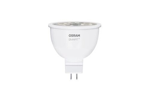 Ampoule électrique Osram smart + spot led connectée, gu5. 3, dimmable, blanc chaud / froid, 5w (équivalent 35w), pilotable avec amz alexa via  une passerelle zigbee