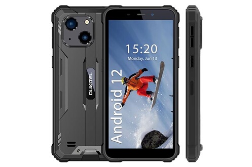 Smartphone Oukitel Smartphone WP20 Pro Robuste 5.93 écran 4Go/64Go IP68  Etanche 6300mAh 20MP Téléphone Double SIM 4G NFC GPS - Noir