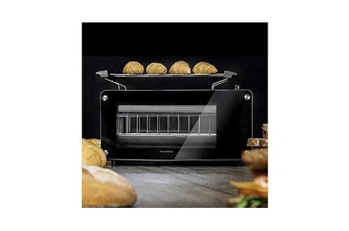 Grille pain Cecotec Grille pain électrique une longue fente 1260w gris noir