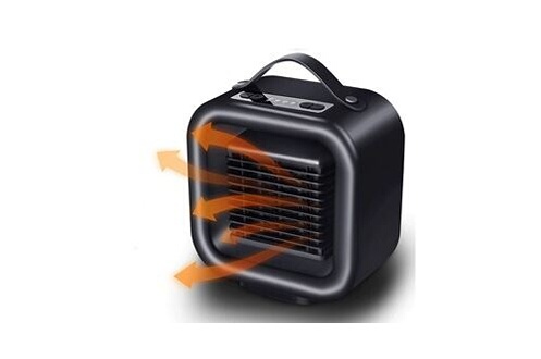 Chaufferette GENERIQUE Chauffage portatif ventilateur thermostat chauffage  électrique de l'espace chaud - multicolore