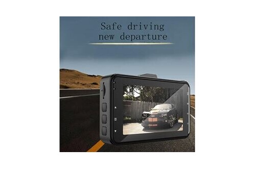 Caméra de tableau de bord de voiture 3 pouces lcd fhd 1080p enregistreur de  caméra de tableau de bord grand angle de 170 degrés