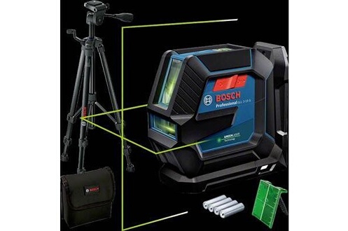 Niveau laser Bosch Laser à lignes Professional GLL 2-15 G & Tripod avec  sacoche, avec trépied Portée (max.): 15 m