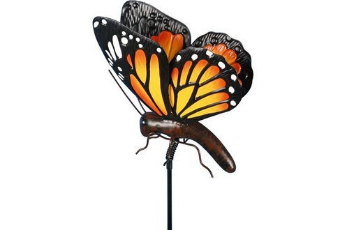 papillon couleur métal recyclé décoration jardin