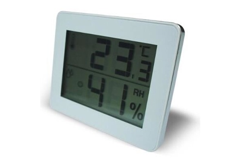 Thermomètre intérieur à écran LCD - Blanc - Otio - Station Météo