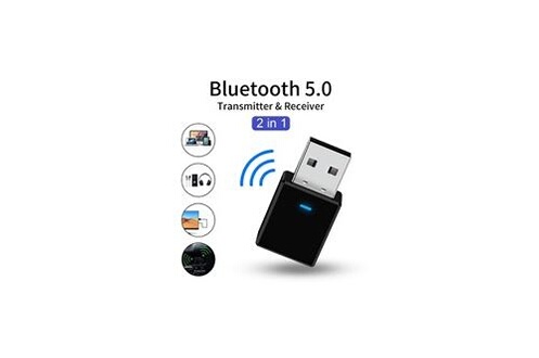 Set de 2 Émetteur Bluetooth 5.0 Récepteur 3.5mm mini transmetteur