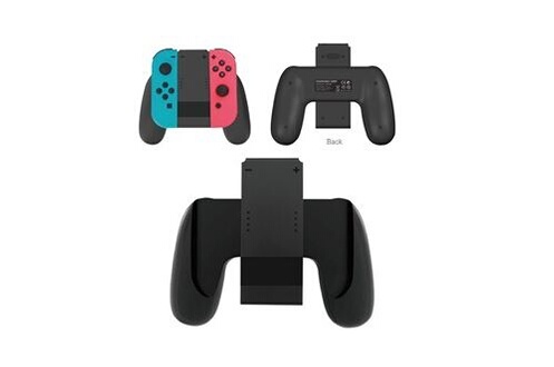 Console Nintendo Switch GENERIQUE Poignée de charge grip controller charger  dock holder pour nintendo switch joy-con - noir