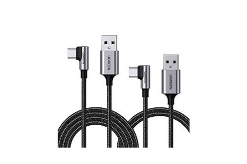 Cables USB Ugreen câble usb c coudé 1m et 2m lot de 2 chargeur type c