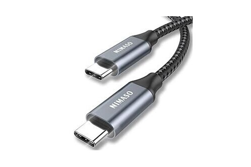Câble 60W Charge Rapide USB-C Vers USB-C 1M