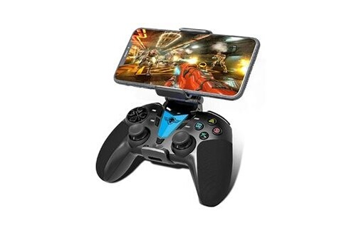 Manette gamer predator sans fil bluetooth avec support smartphone, pour ios  apple tv, android, cloud gaming, pc, ps4, ps3