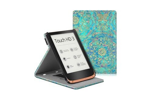 Etui pour vivlio touch lux 5 touch lux 4 touch hd jade avec support à main  housse coque vivlio touch lux 5 lux 4 touch hd