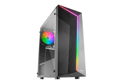 Grand Boîtier PC avec Ventilateurs RGB